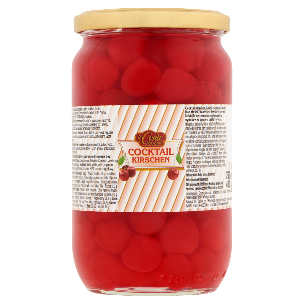 Il Conte di Roma koktélcseresznye 750 g