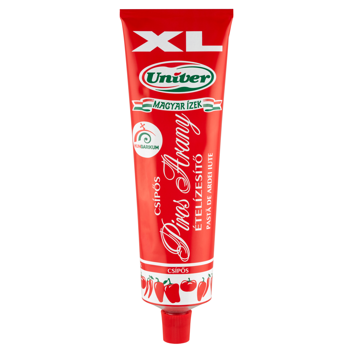 Univer Magyar Ízek XL Piros Arany csípős ételízesítő paprikakrém 240 g