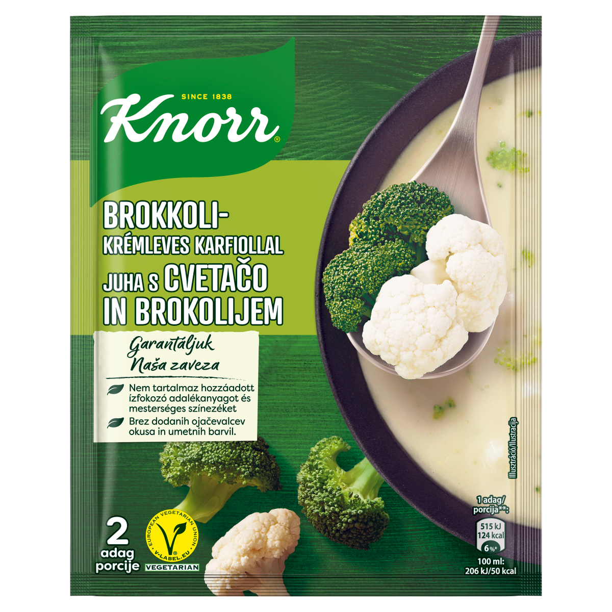 Knorr brokkolikrémleves karfiollal 51 g