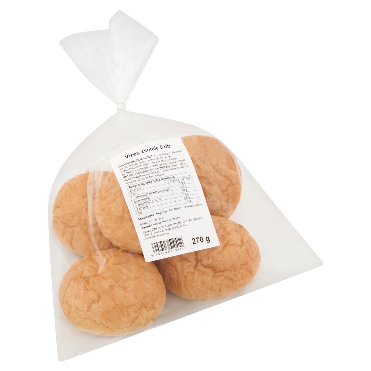Ceres Vizes zsemle (5 x 54 g) 270 g
