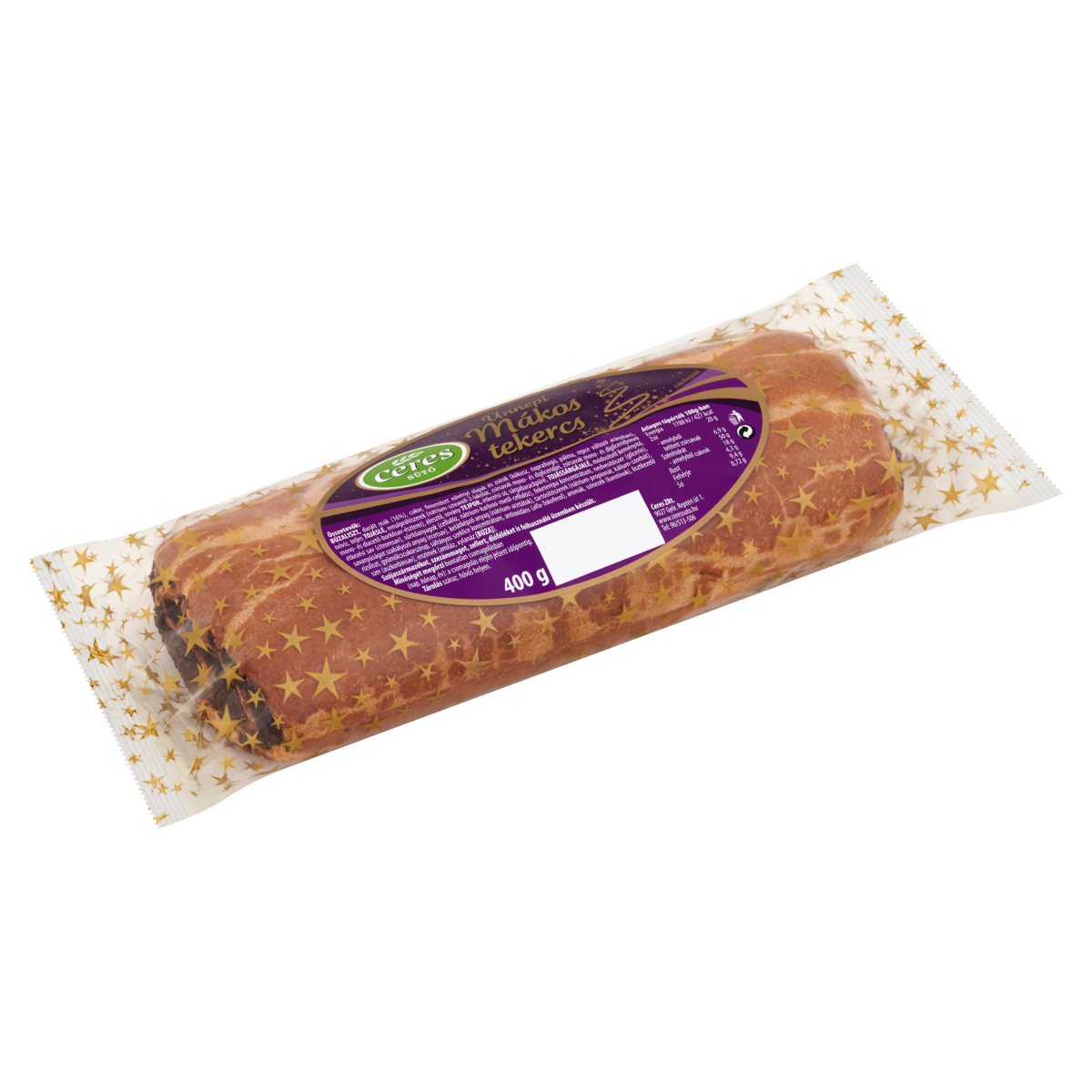 Ceres ünnepi mákos tekercs 400 g