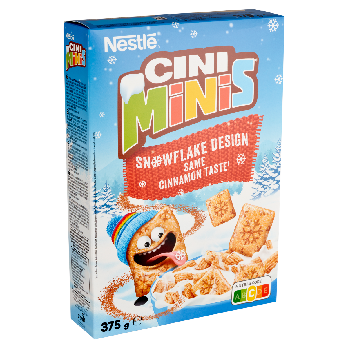 CINI MiNiS Nestlé Cini Minis ropogós fahéjas gabonapehely teljes kiőrlésű búzával, vitaminokkal és vassal 375 g