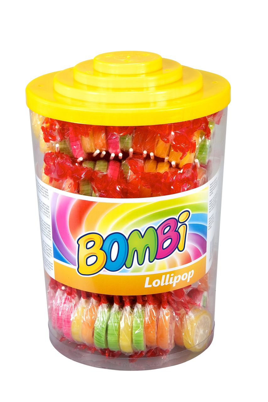 Bombi Gyümölcs ízű nyalóka 8 g