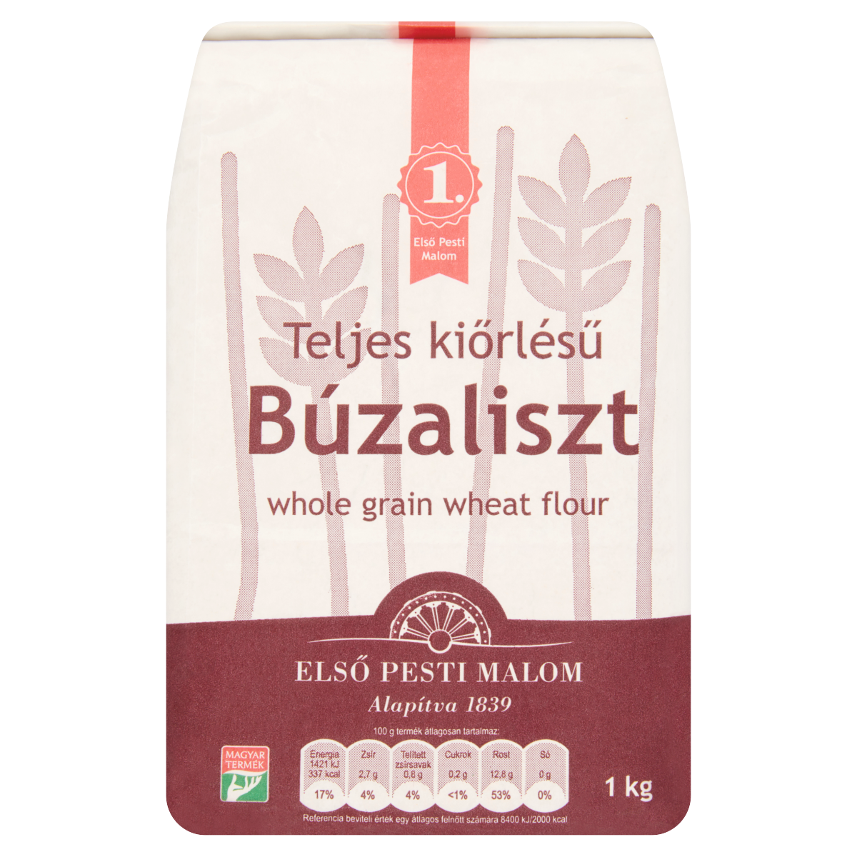 Első Pesti Teljeskiőrlésű Búzaliszt 1 kg