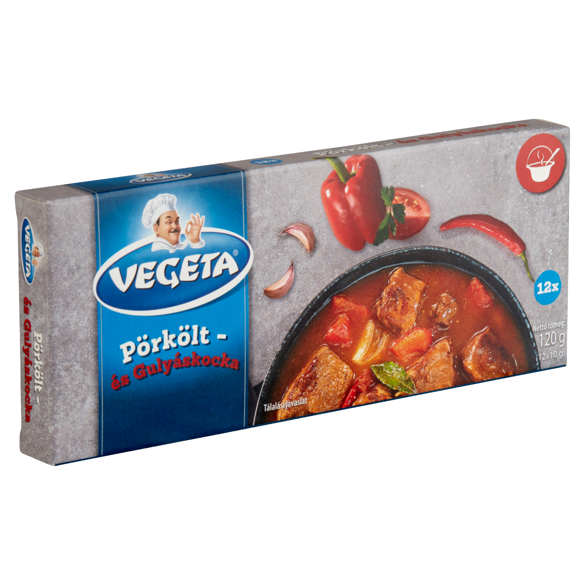 VEGETA pörkölt- és gulyáskocka 12 x 10 g (120 g)