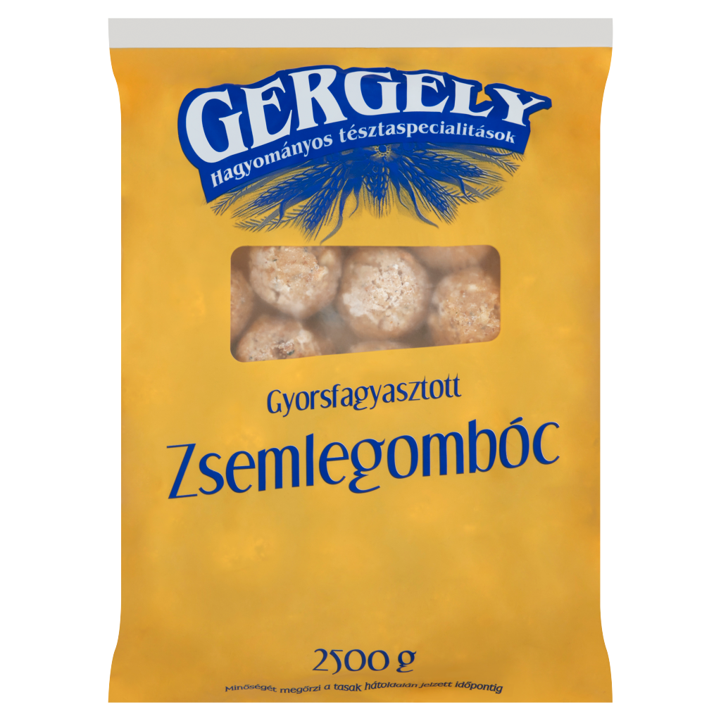 Gergely Gyorsfagyasztott Zsemlegombóc 2,5 kg