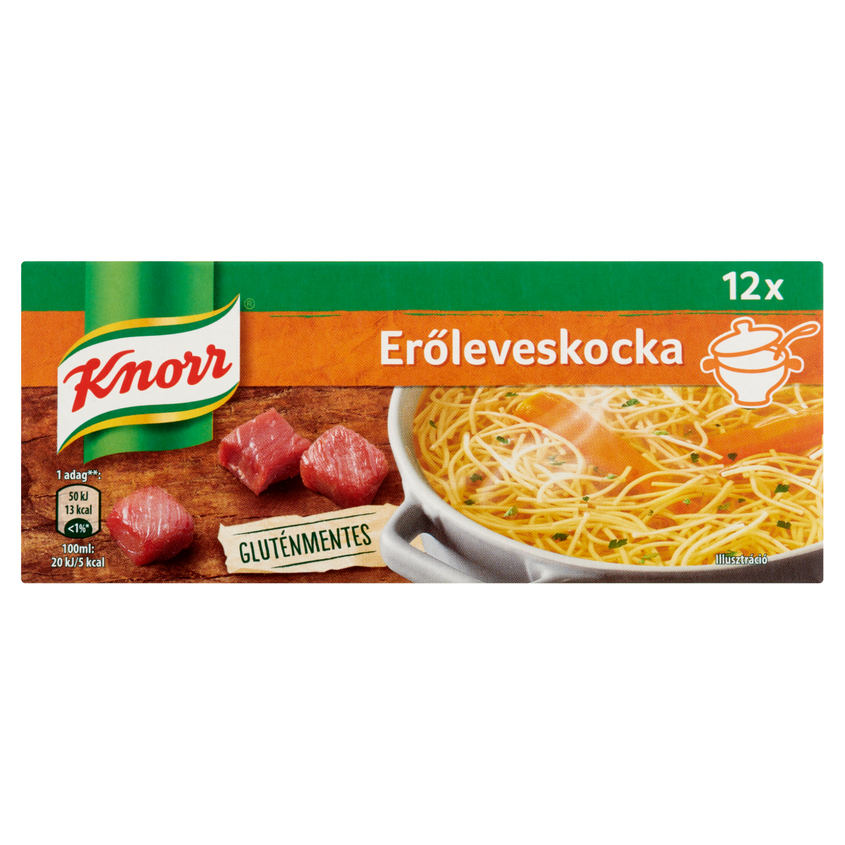 Knorr Erőleveskocka 12 x 10 g
