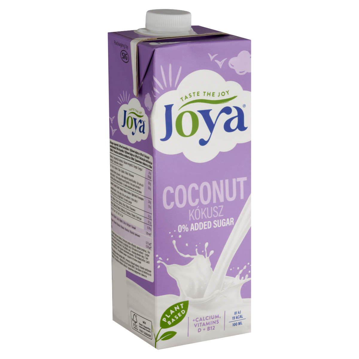 Joya UHT kókuszital rizzsel, kalciummal D- és B12-vitaminokkal 1 l
