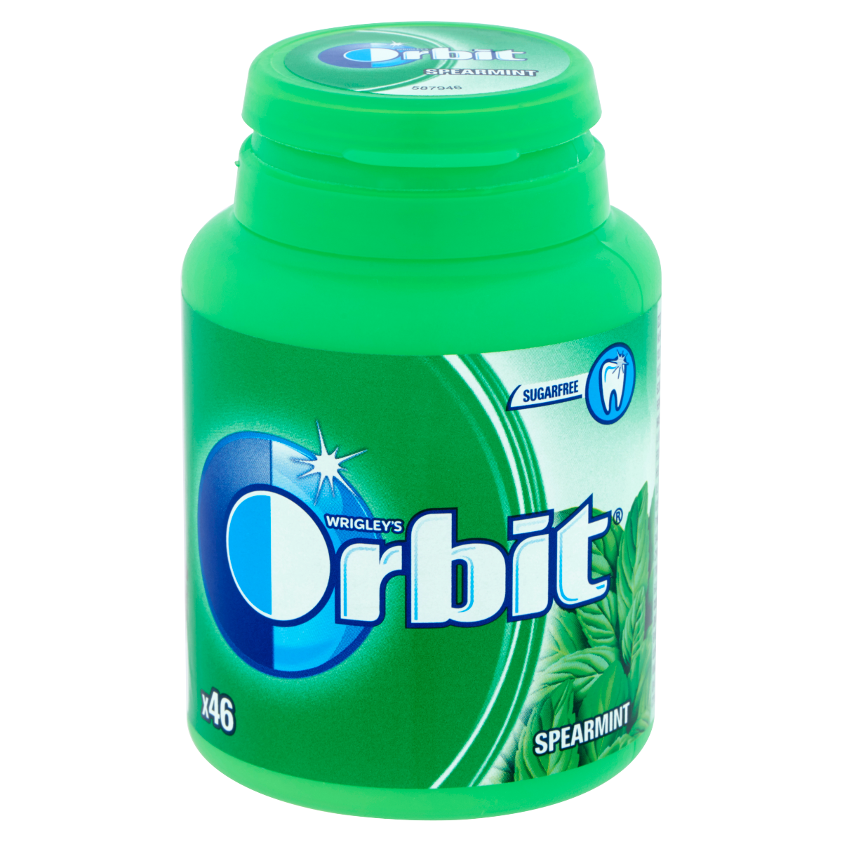 Orbit Spearmint mentaízű cukormentes rágógumi édesítőszerrel 64 g