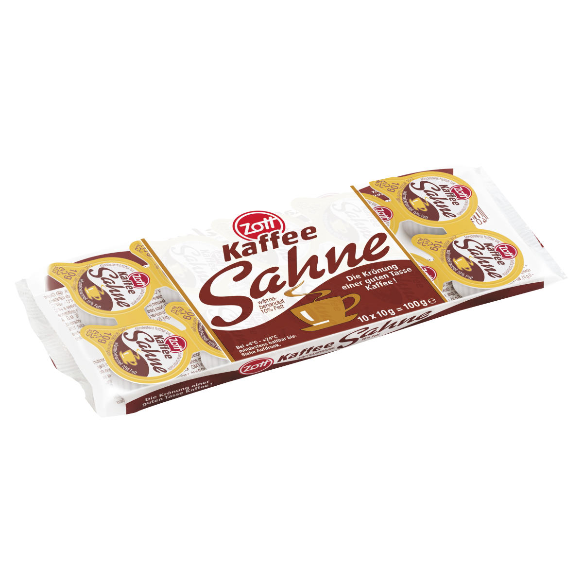 ZOTT ultrapasztőrözött kávétejszín 10 x 10 g (100 g)