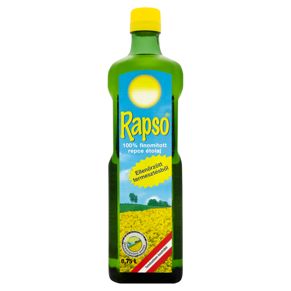 Rapso 100% finomított repce étolaj 0,75 l