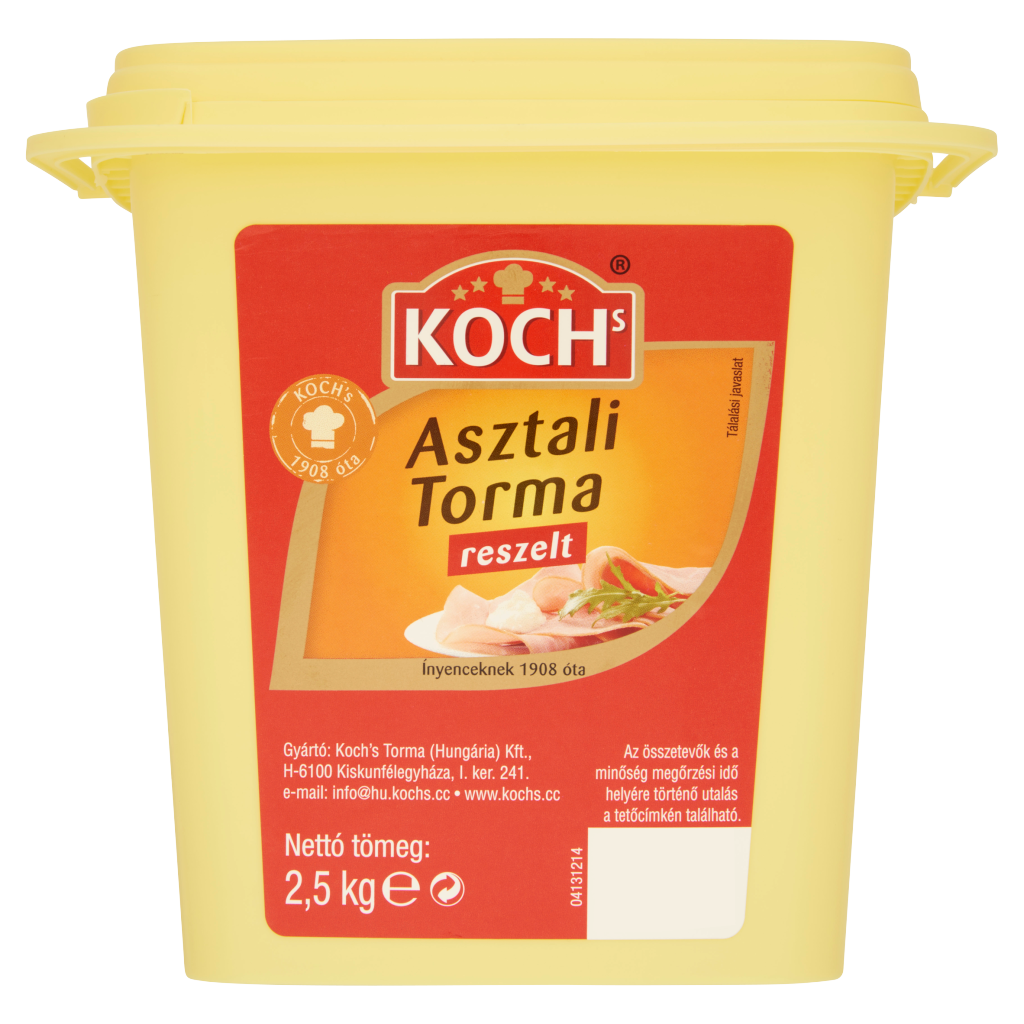 Koch's KOCHs asztali reszelt torma 2,5 kg