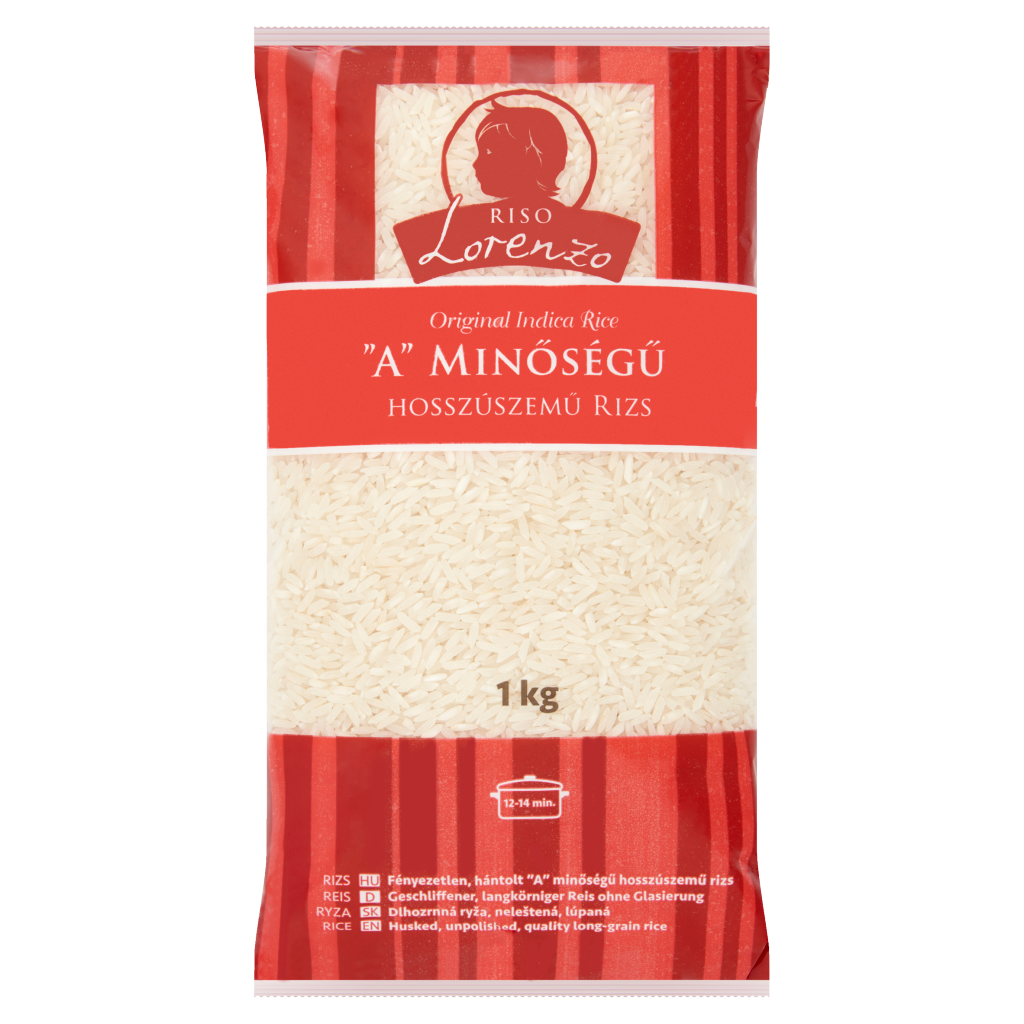 Lorenzo "A" minőségű hosszúszemű rizs 1 kg