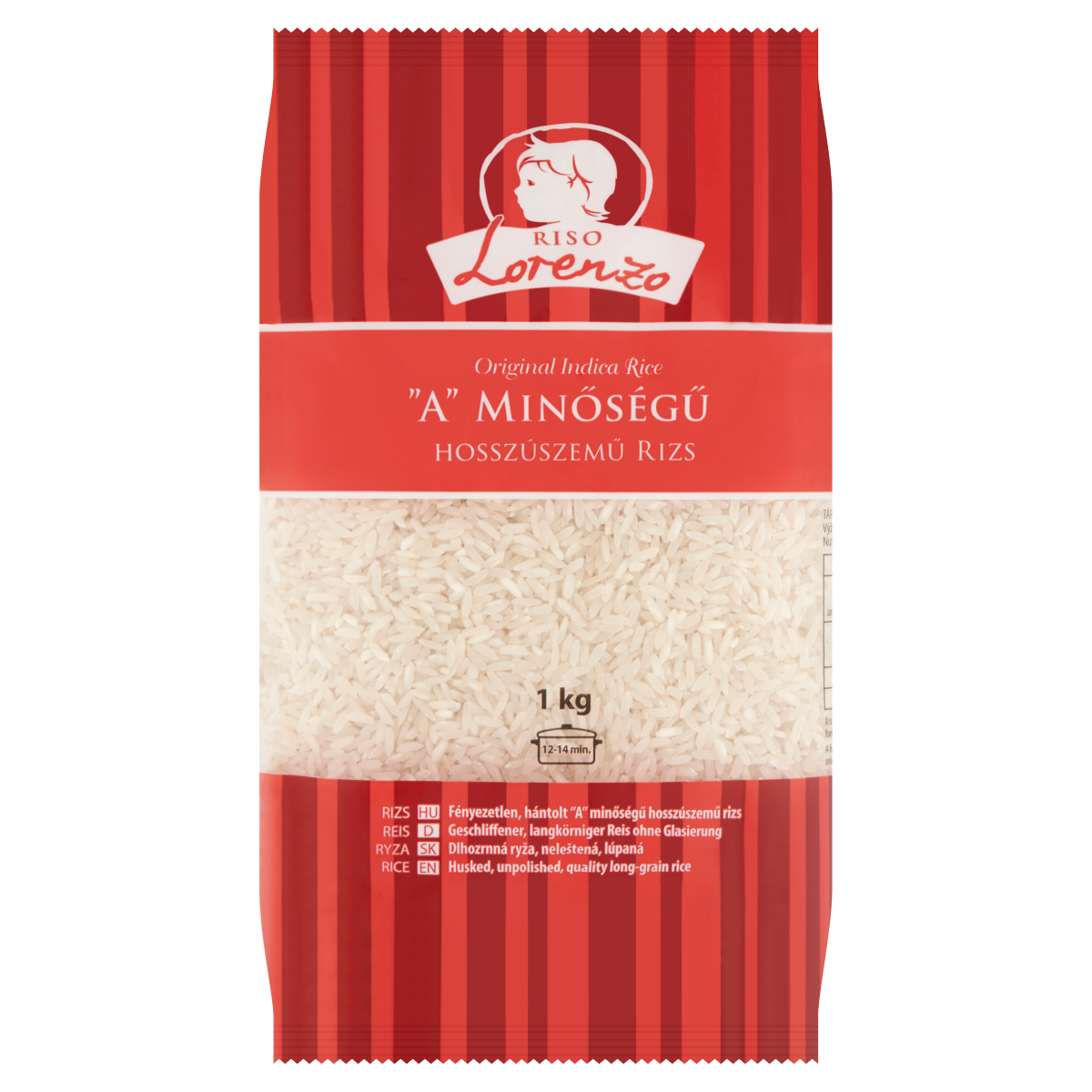 Lorenzo "A" minőségű hosszúszemű rizs 1 kg