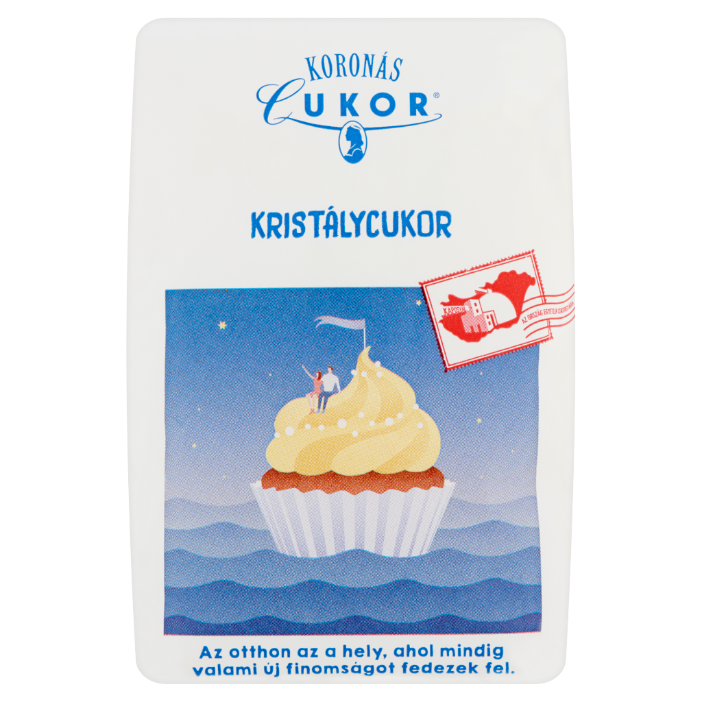 Koronás Cukor Kristálycukor 1 kg