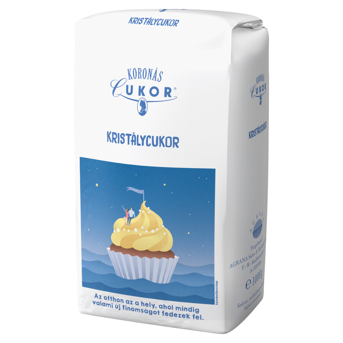 Koronás Cukor Kristálycukor 1 kg
