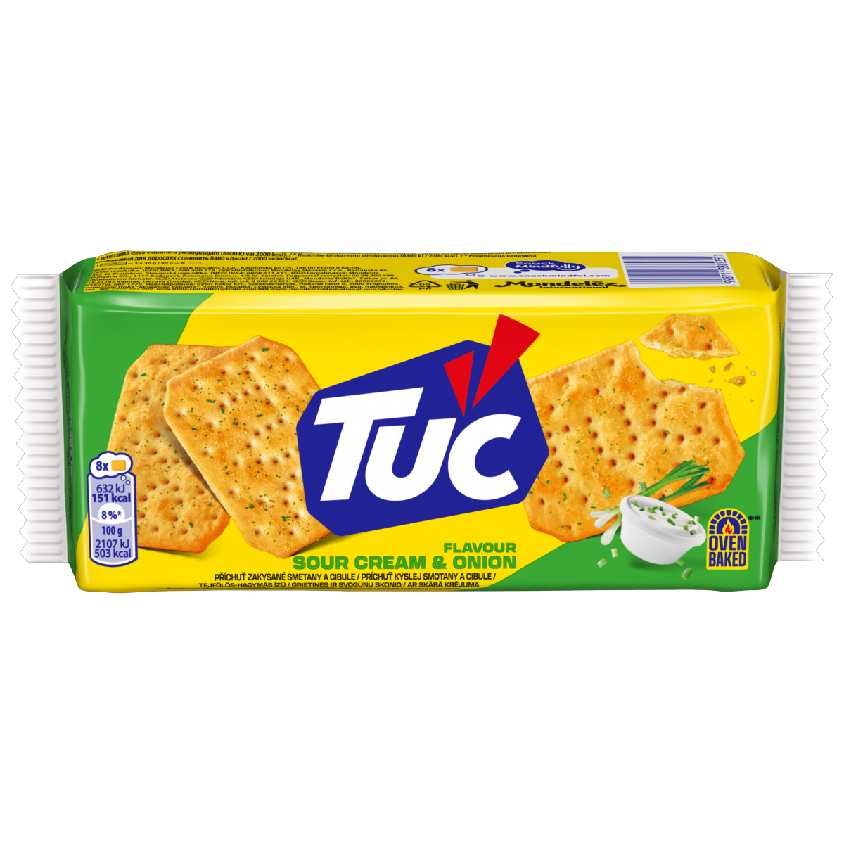 TUC tejfölös-hagymás ízű kréker 100 g